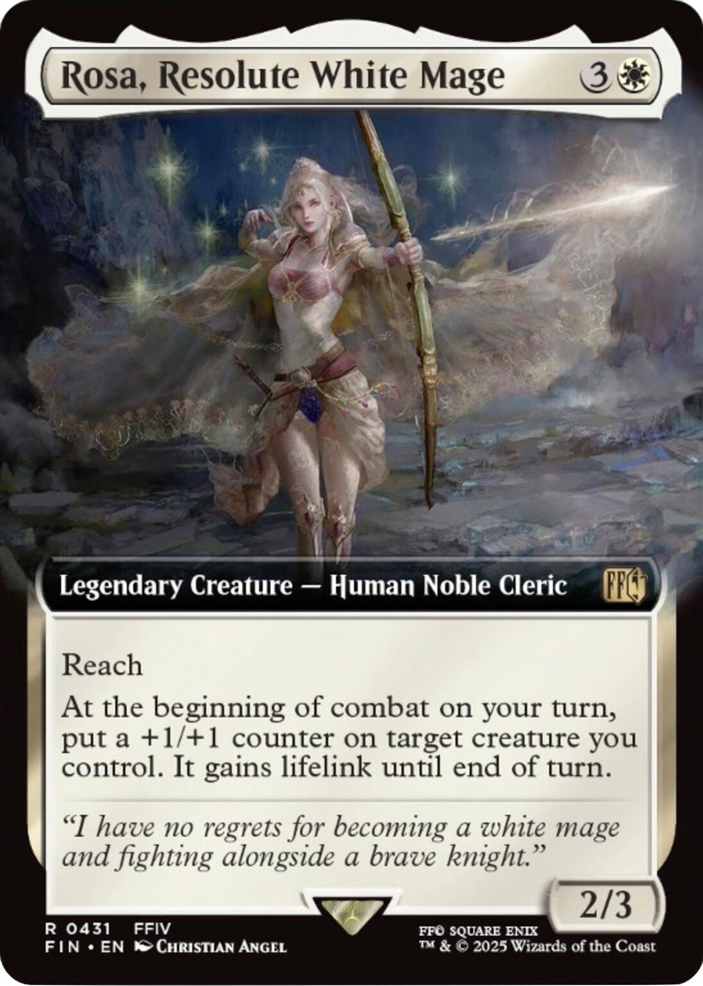Rosa, Resolute White Mage (Extended Art) - FINAL FANTASY