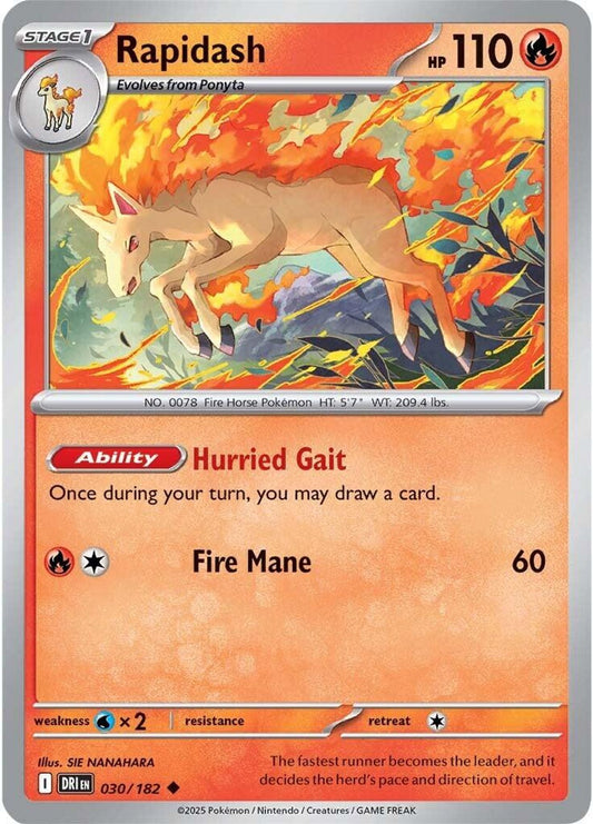 Rapidash - 030/182 - SV10: Destined Rivals