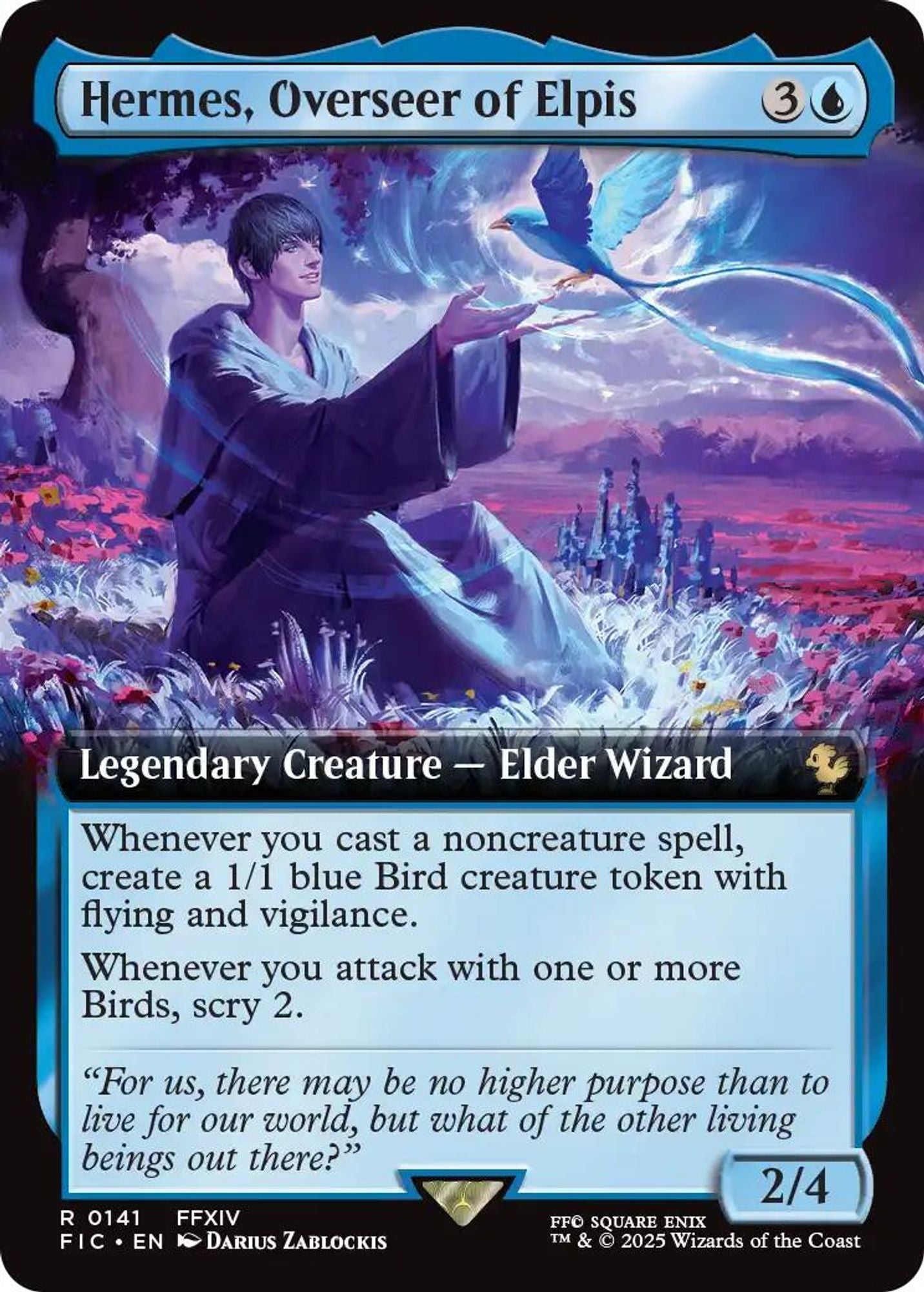 Hermes, Overseer of Elpis (Extended Art) - Commander: FINAL FANTASY