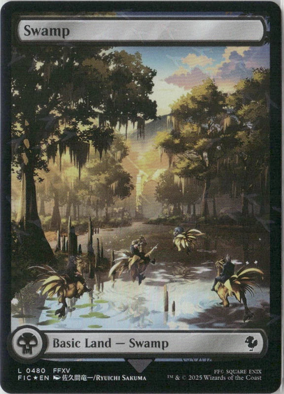 Scan Image | Swamp (Chocobo Track Foil) - Commander: FINAL FANTASY | [A358F8F2]