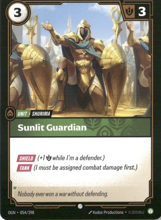 Sunlit Guardian - Origins