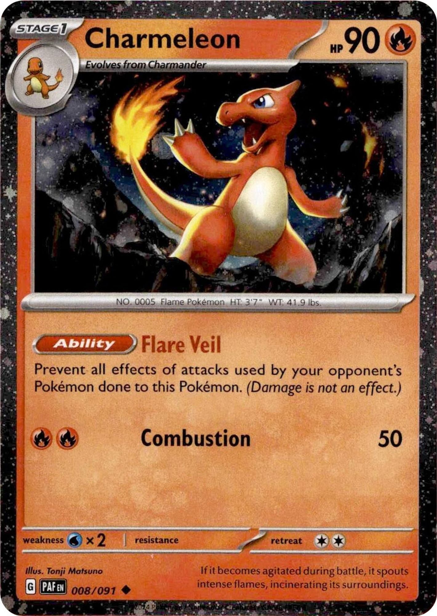 Charmeleon - 008/091 (Cosmos Holo)