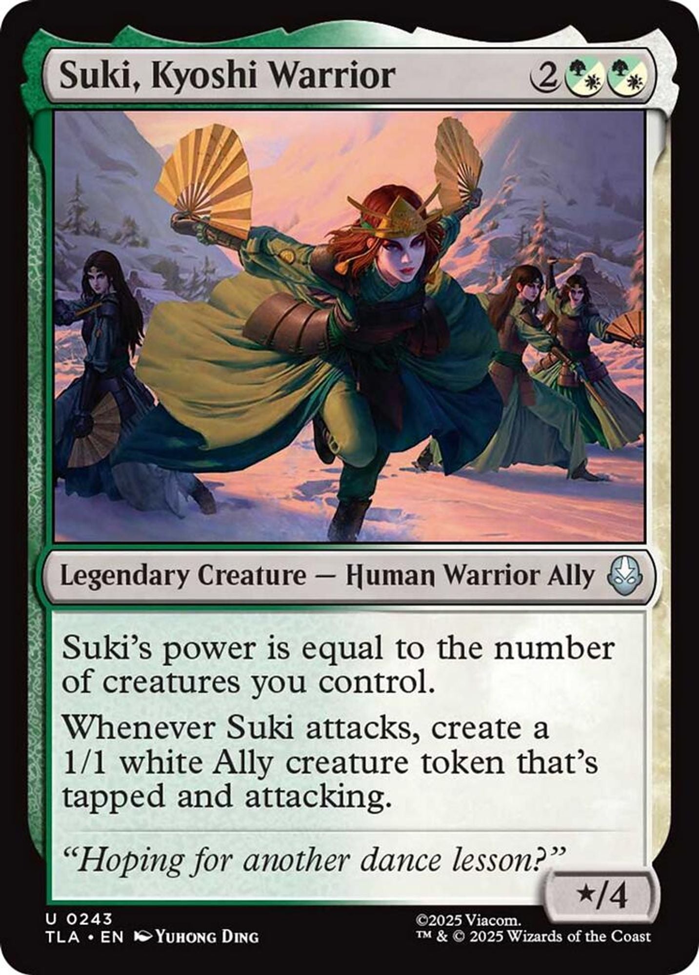 Suki, Kyoshi Warrior - Avatar: The Last Airbender