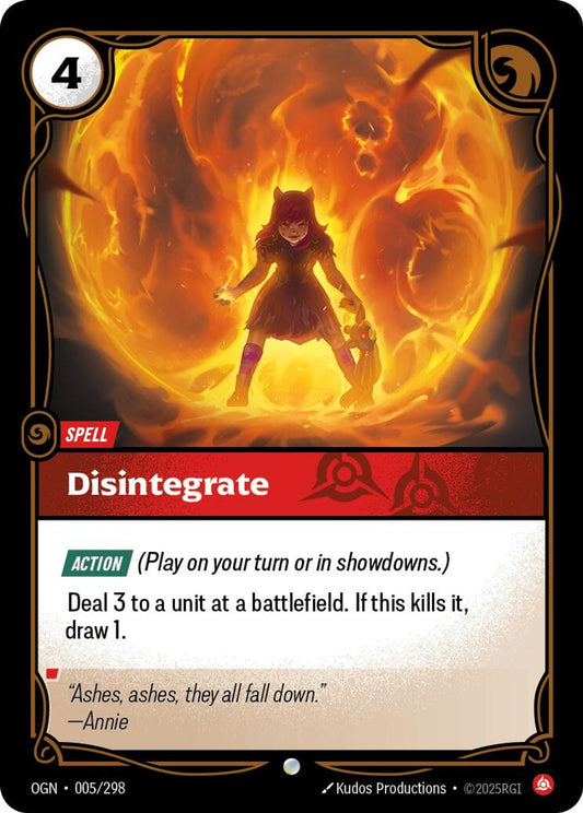 Disintegrate - Origins