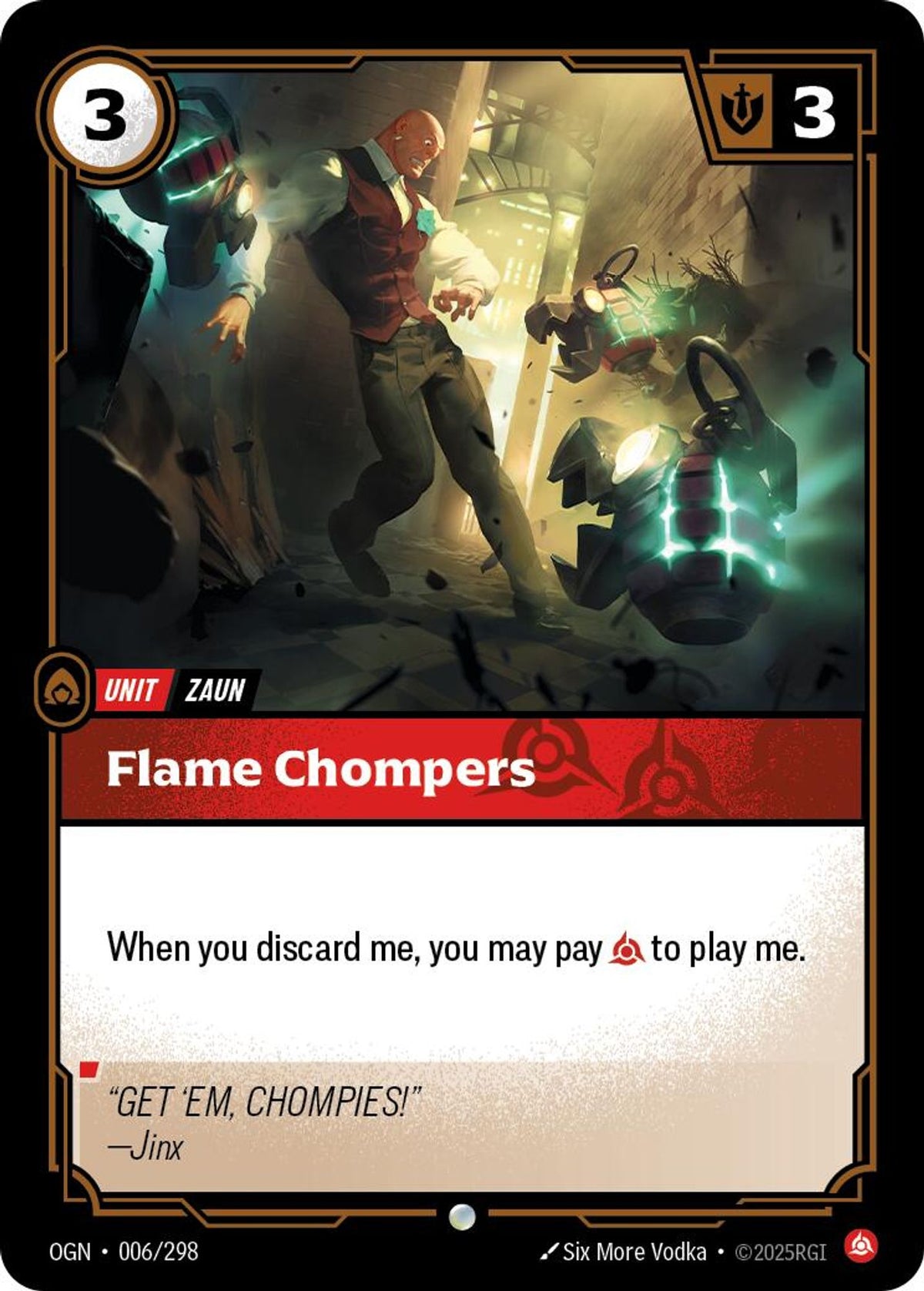 Flame Chompers - Origins
