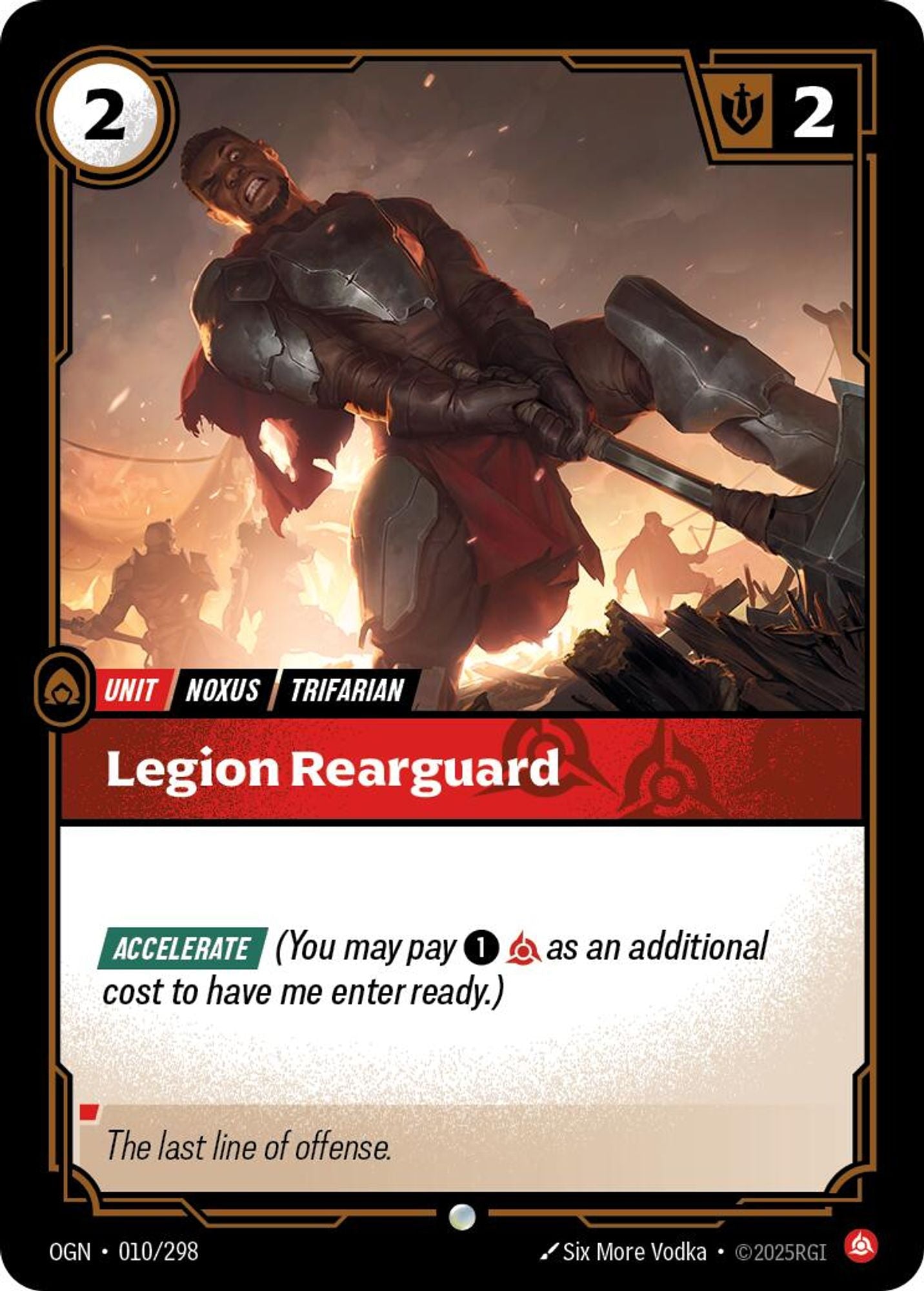 Legion Rearguard - Origins