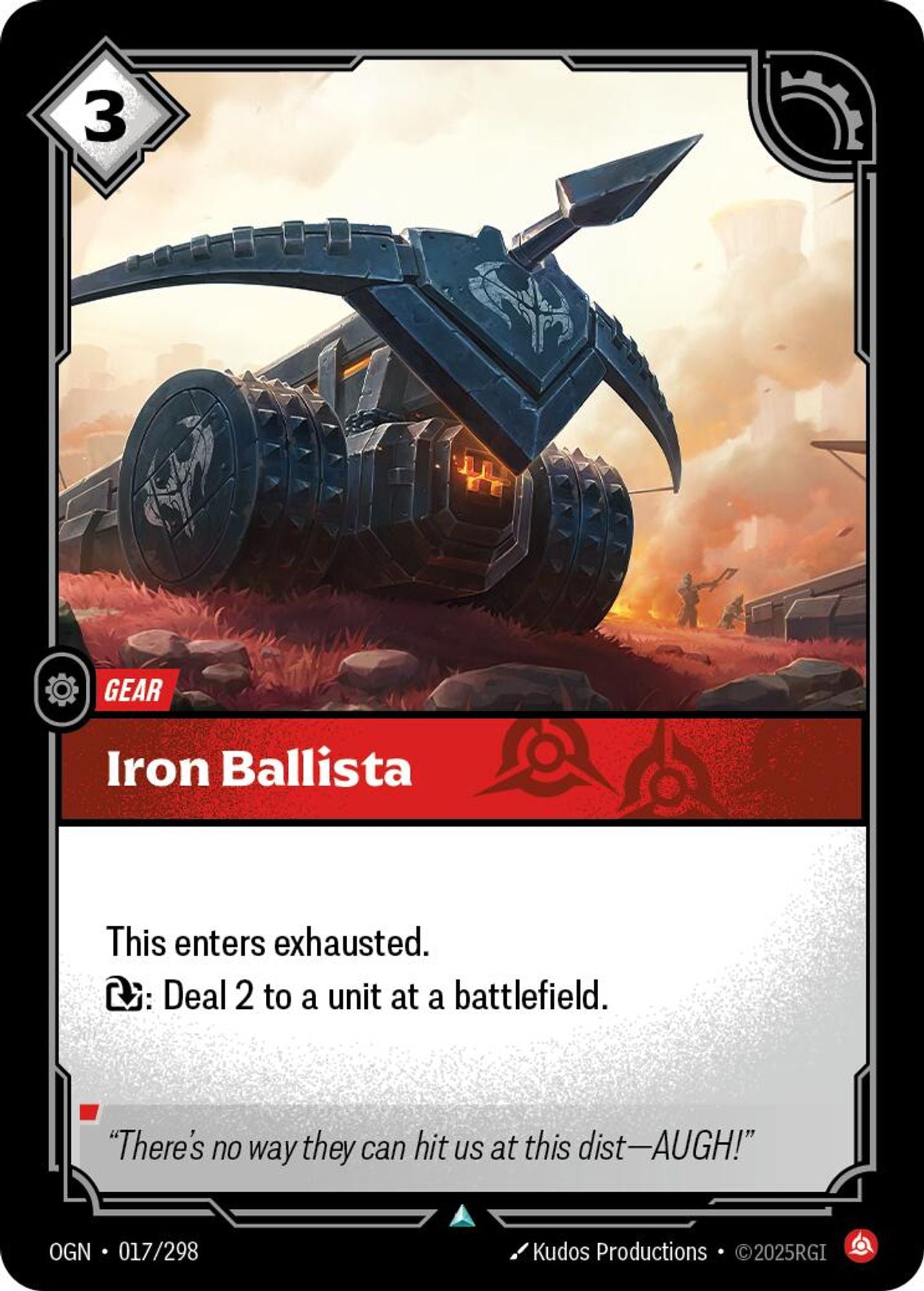Iron Ballista - Origins