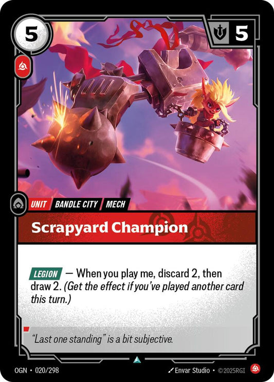Scrapyard Champion - Origins