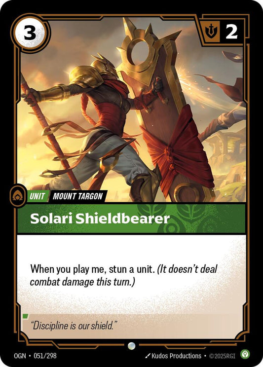 Solari Shieldbearer - Origins
