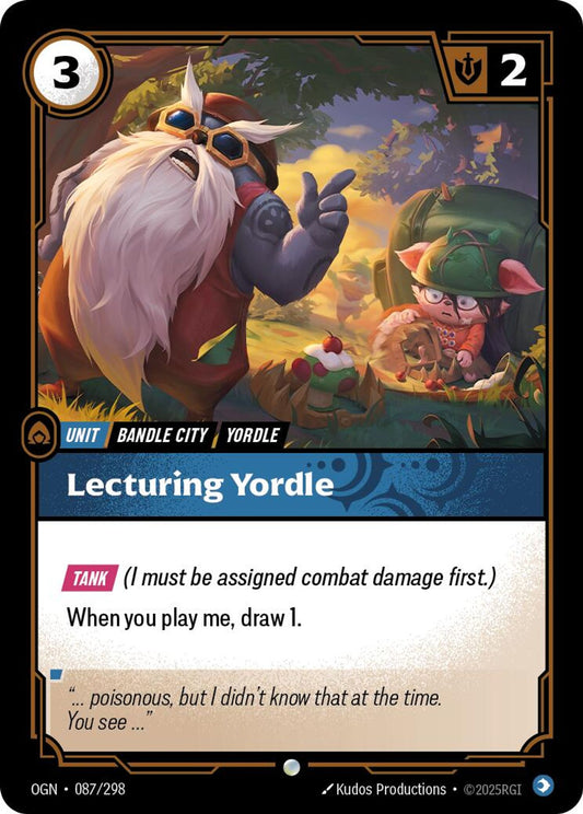 Lecturing Yordle - Origins