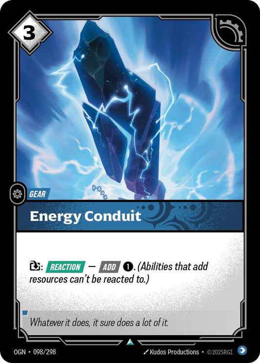 Energy Conduit - Origins