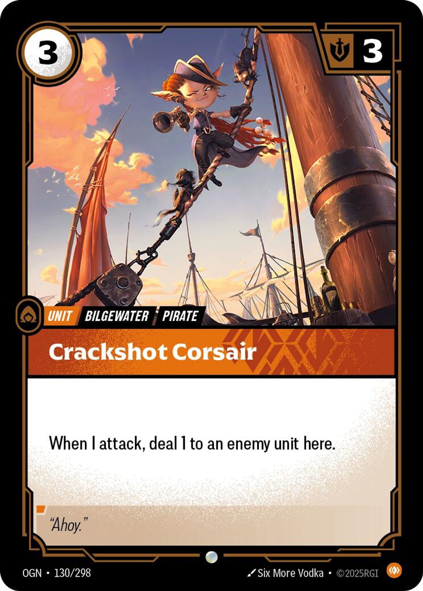 Crackshot Corsair - Origins