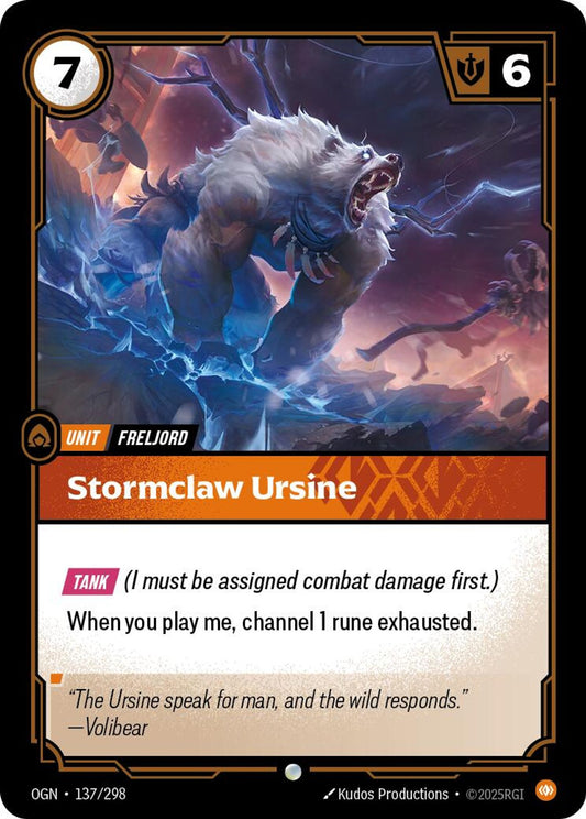 Stormclaw Ursine - Origins
