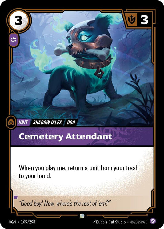 Cemetery Attendant - Origins