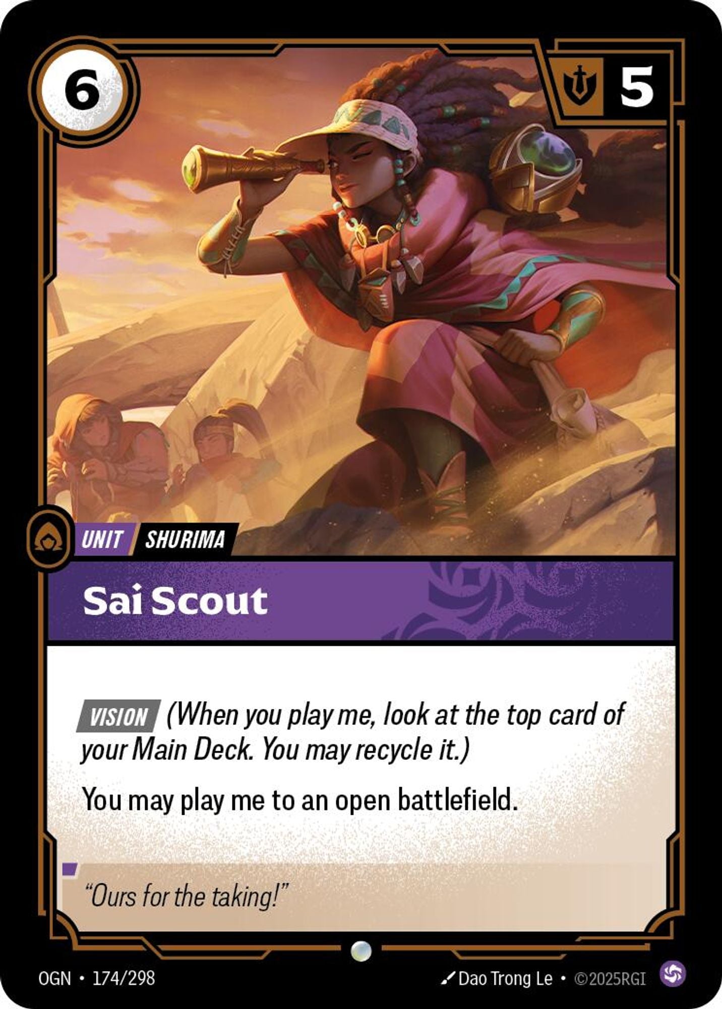 Sai Scout - Origins