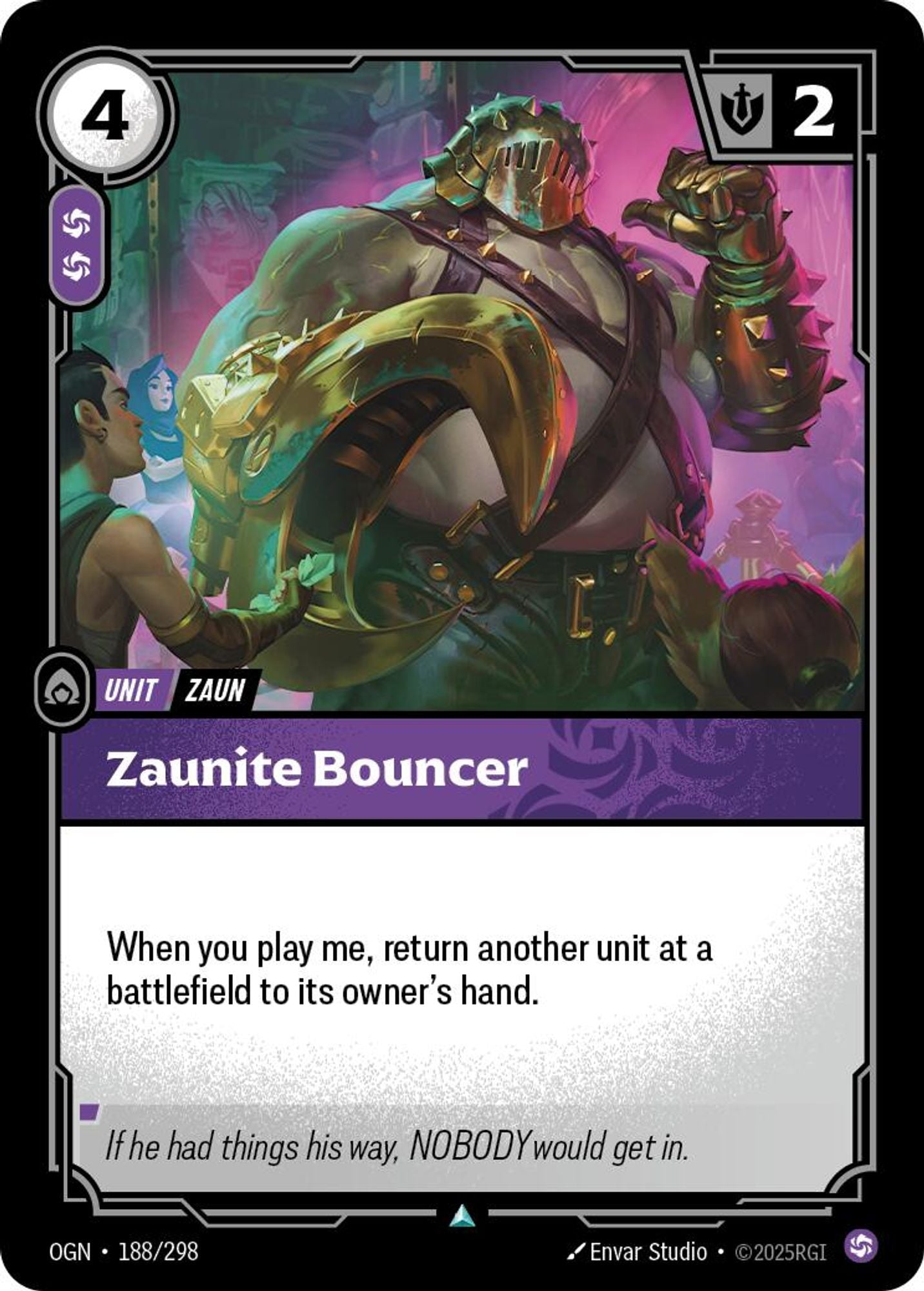 Zaunite Bouncer - Origins
