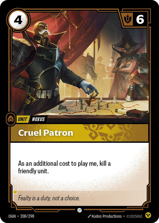 Cruel Patron - Origins