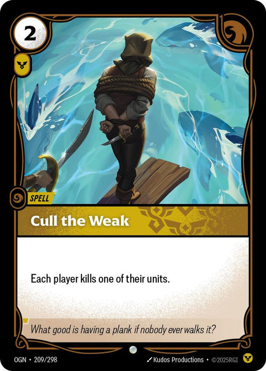 Cull the Weak - Origins