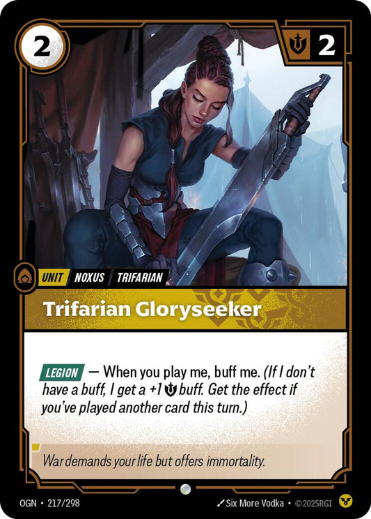Trifarian Gloryseeker - Origins