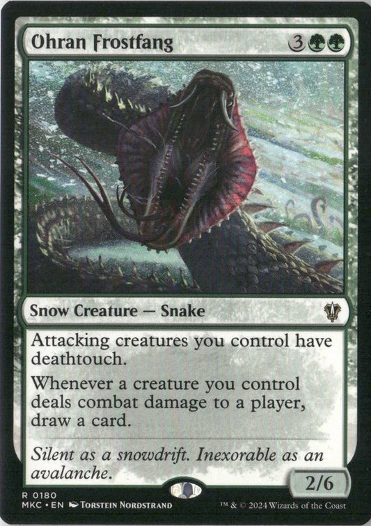 Scan Image | Ohran Frostfang - Commander: Murders at Karlov Manor | [593F3669]