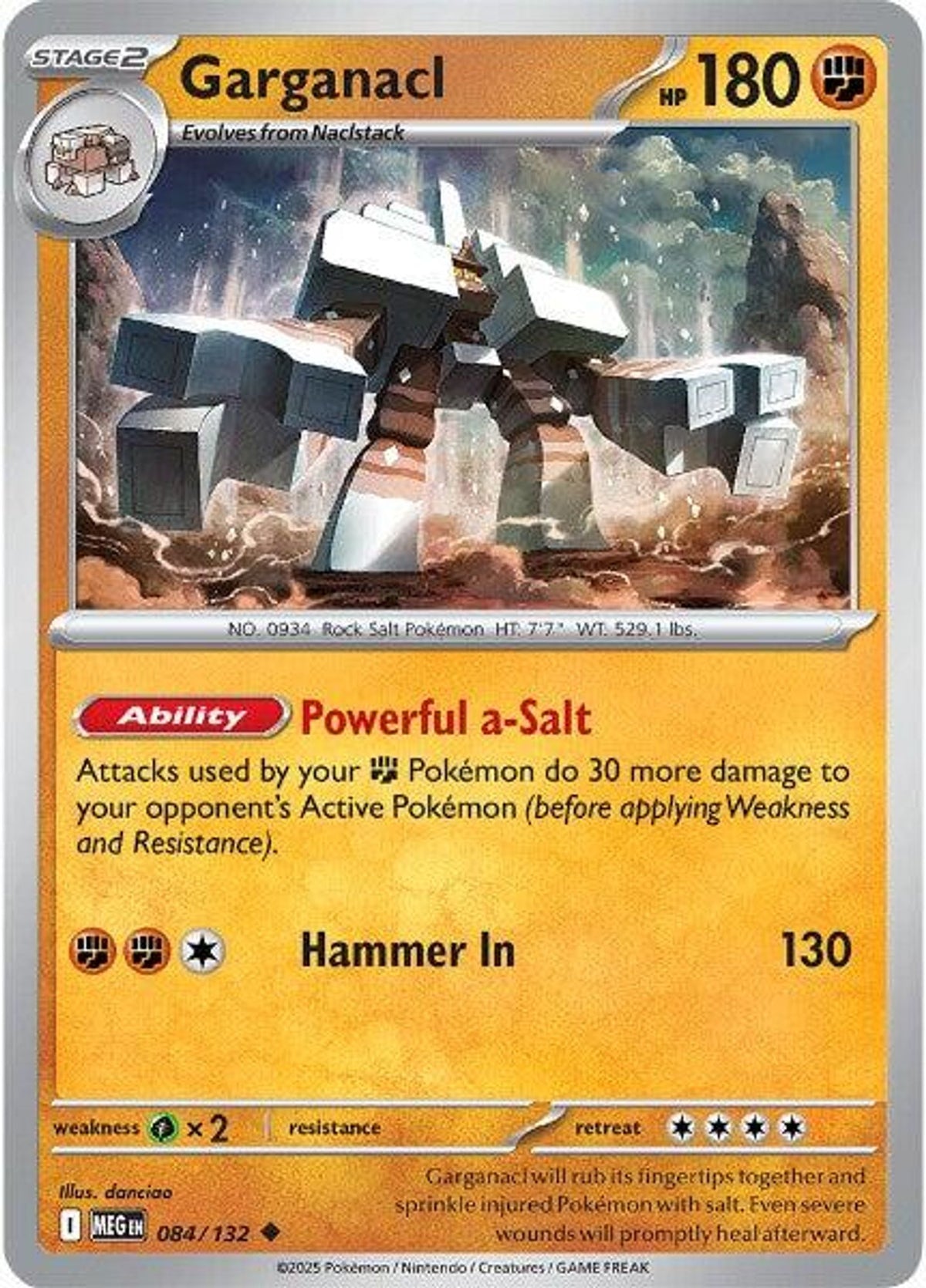 Garganacl - 084/132 - ME01: Mega Evolution