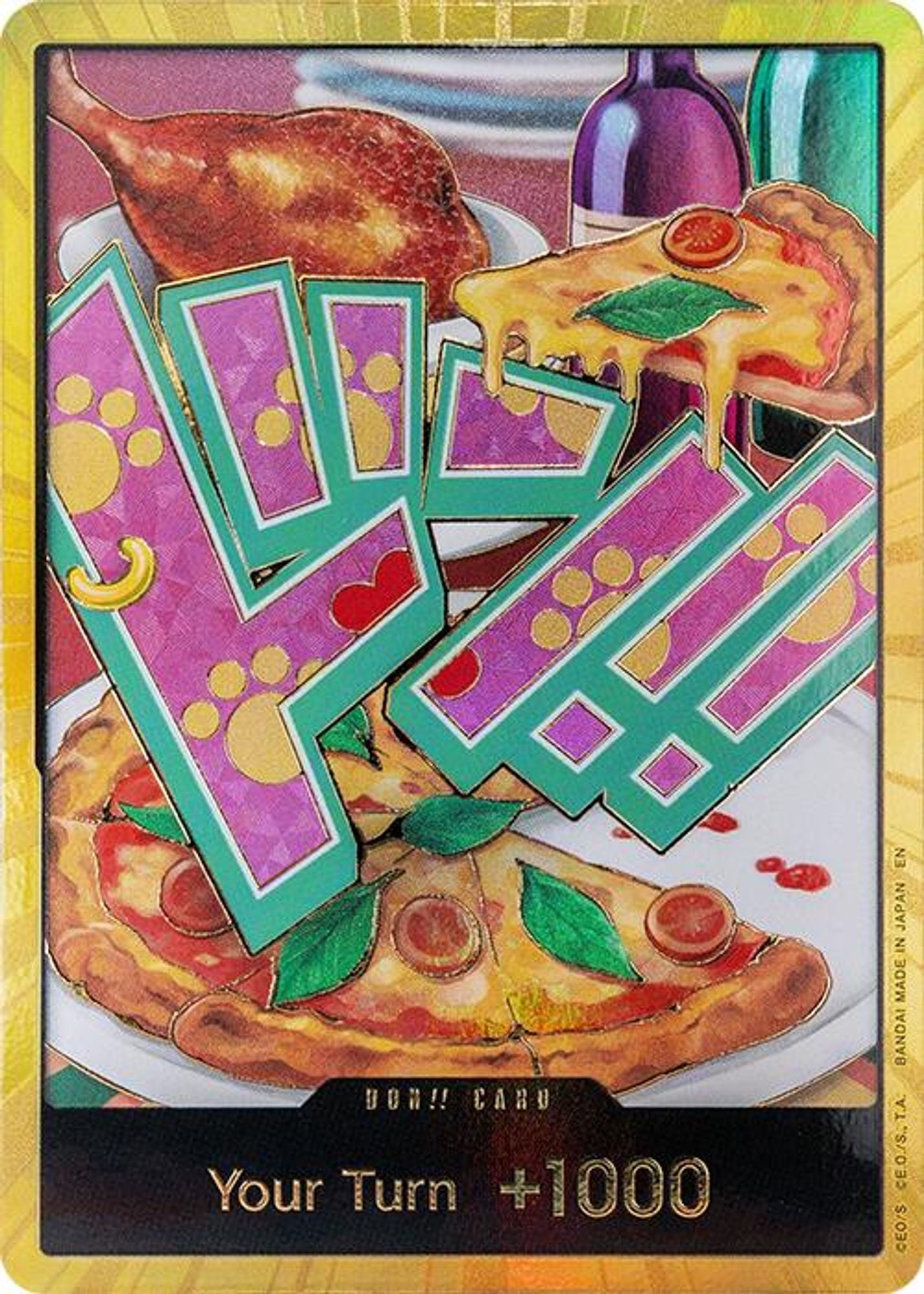 DON!! Card (Bonney) (Gold)