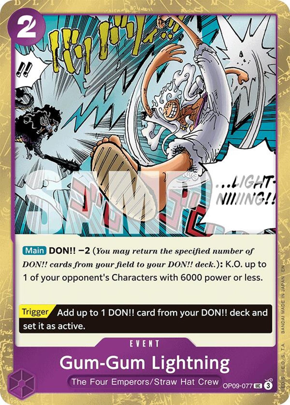Gum-Gum Lightning (Pirate Foil)