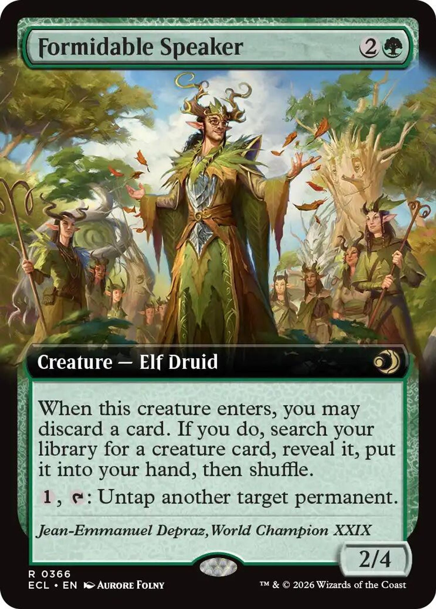 Formidable Speaker (Extended Art)