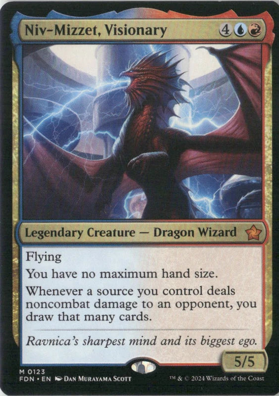 Scan Image | Niv-Mizzet, Visionary - Foundations | [97B768D2]