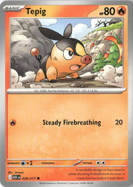 Tepig - ME: Ascended Heroes
