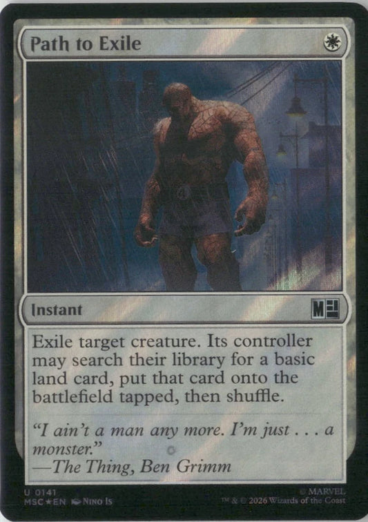 Scan Image | Path to Exile (Surge Foil) - Commander: Marvel Super Heroes | [F49DEE93]