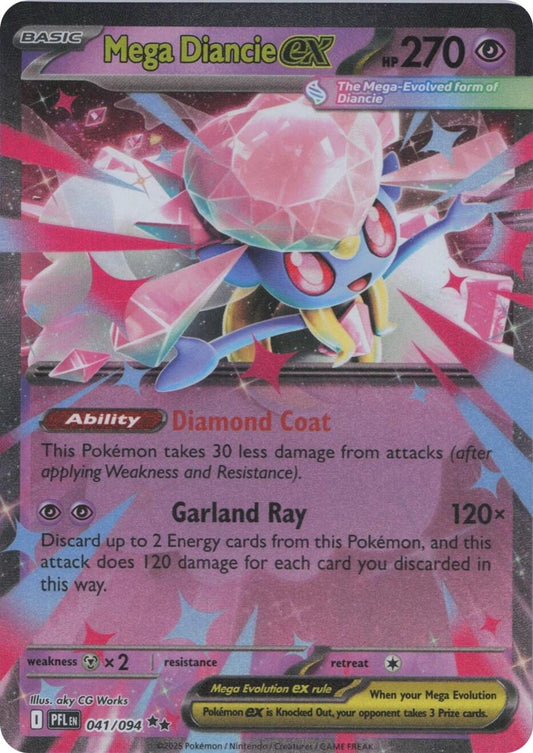 Mega Diancie ex - ME02: Phantasmal Flames