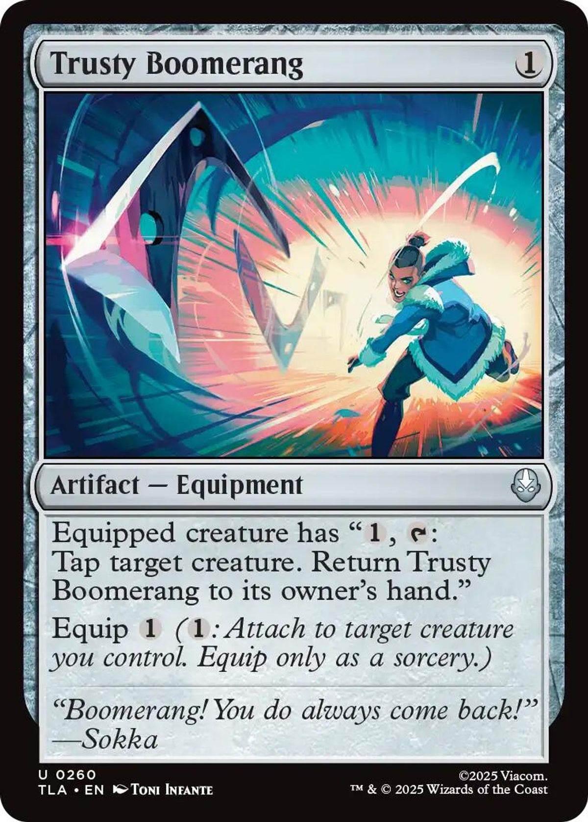 Trusty Boomerang - Avatar: The Last Airbender