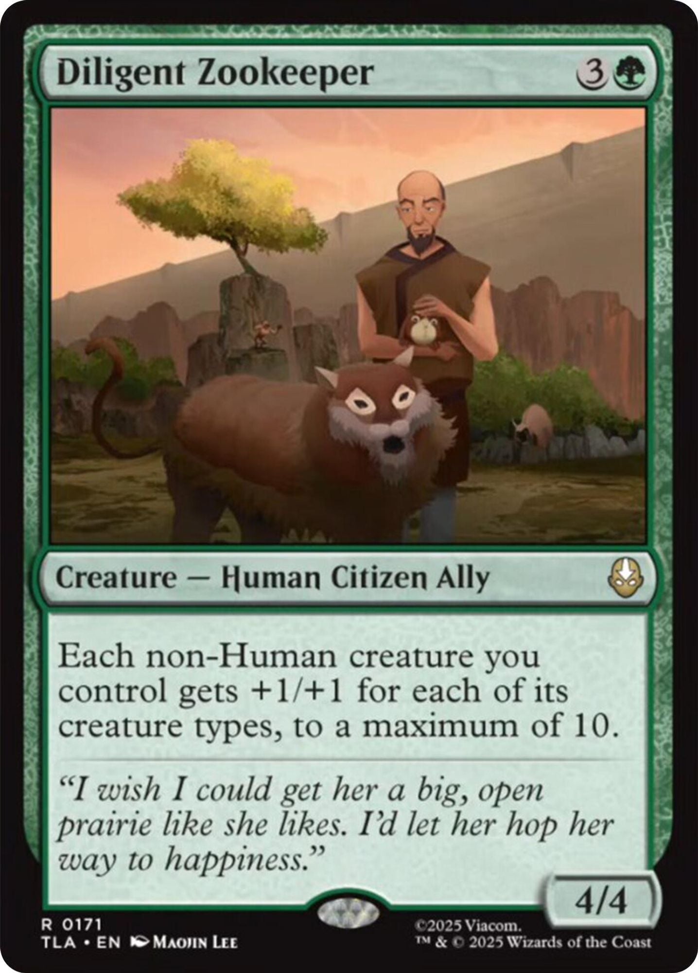 Diligent Zookeeper - Avatar: The Last Airbender