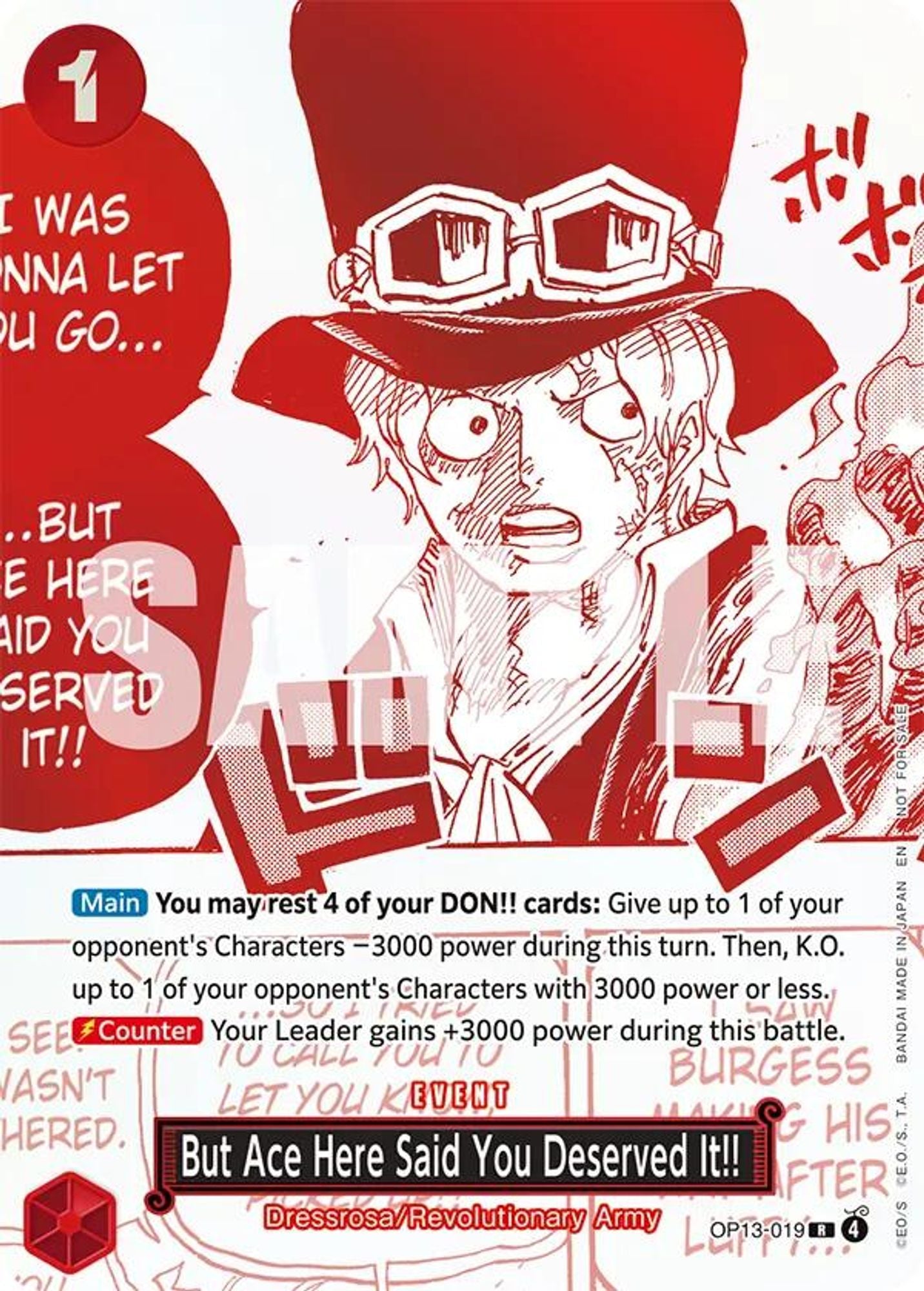 But Ace Here Said You Deserved It!! (3rd Anniversary Treasure Campaign Pack)