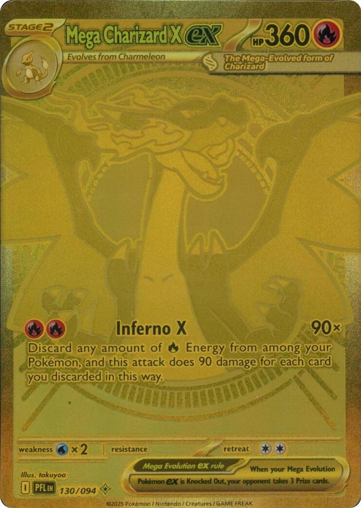 Mega Charizard X ex - 130/094