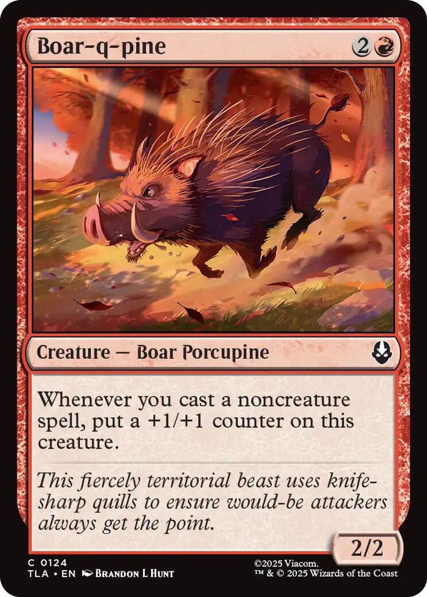 Boar-q-pine - Avatar: The Last Airbender