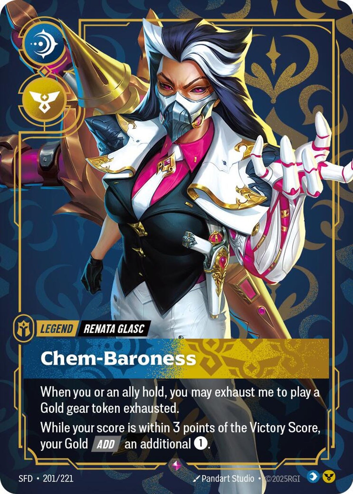 Renata Glasc, Chem-Baroness