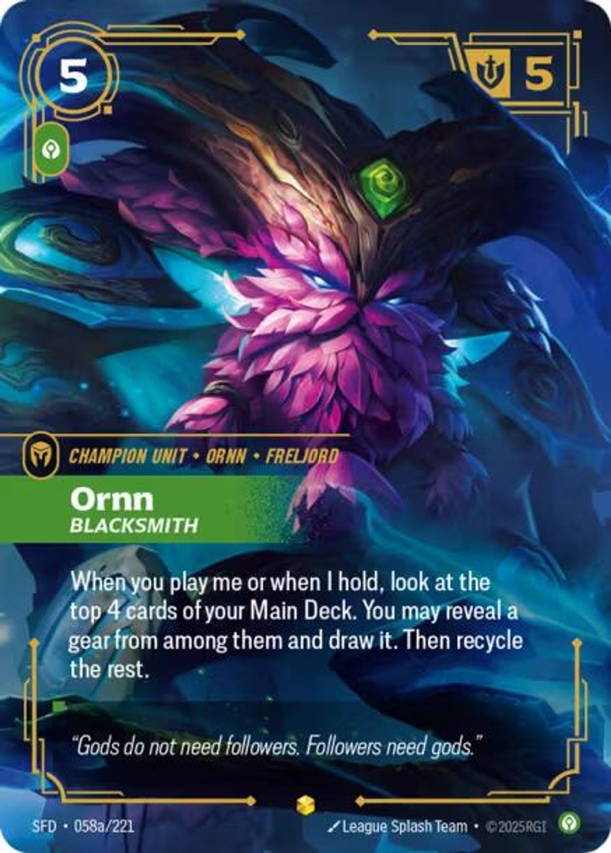 Ornn, Blacksmith (Alternate Art)