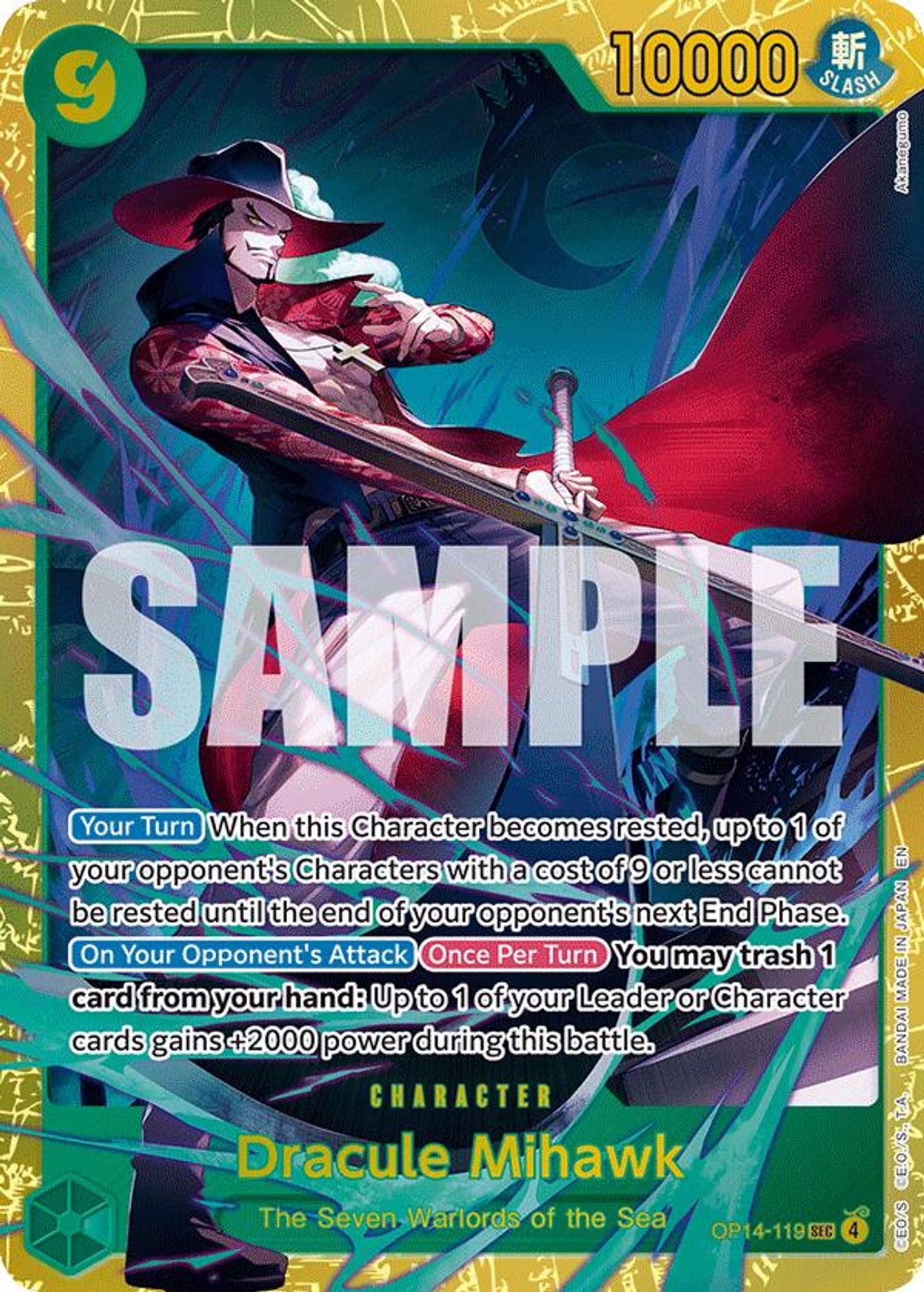 Dracule Mihawk - OP14-119