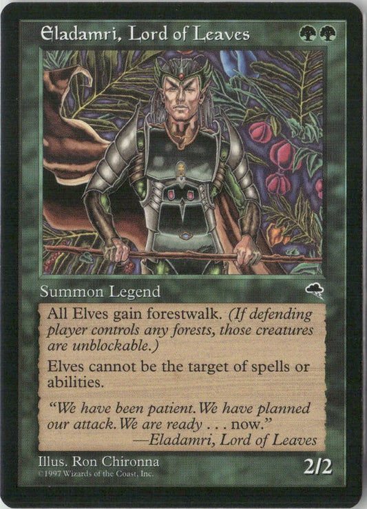Scan Image | Eladamri, Lord of Leaves - Tempest | [9CA7EAE7]