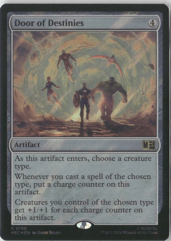Scan Image | Door of Destinies (Surge Foil) - Commander: Marvel Super Heroes | [E43B9F27]