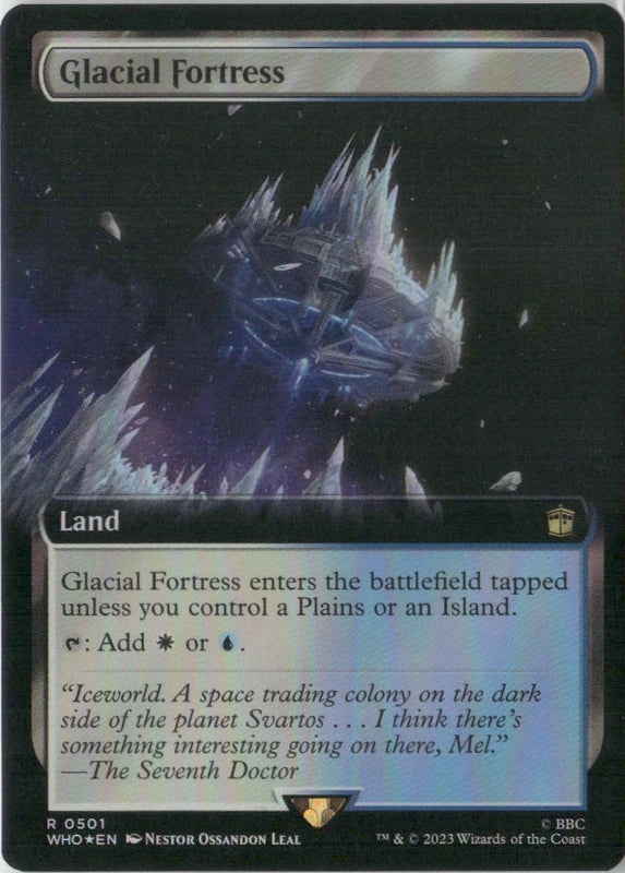 Scan Image | Glacial Fortress (Extended Art) - Universes Beyond: Doctor Who | [6FBCC550]
