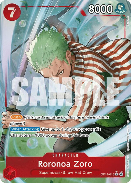 Roronoa Zoro - OP14-015 (Alternate Art)