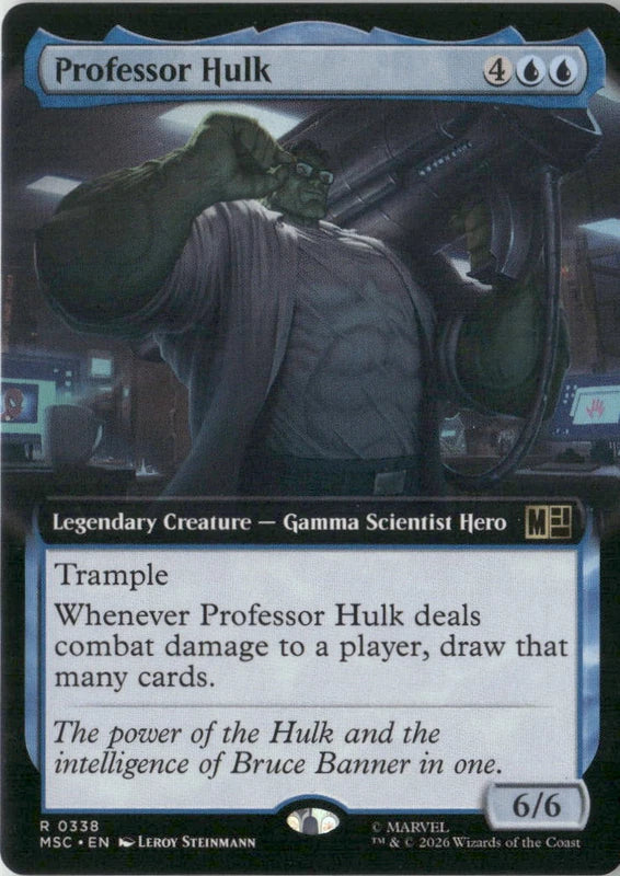 Scan Image | Professor Hulk (Extended Art) - Commander: Marvel Super Heroes | [54376329]