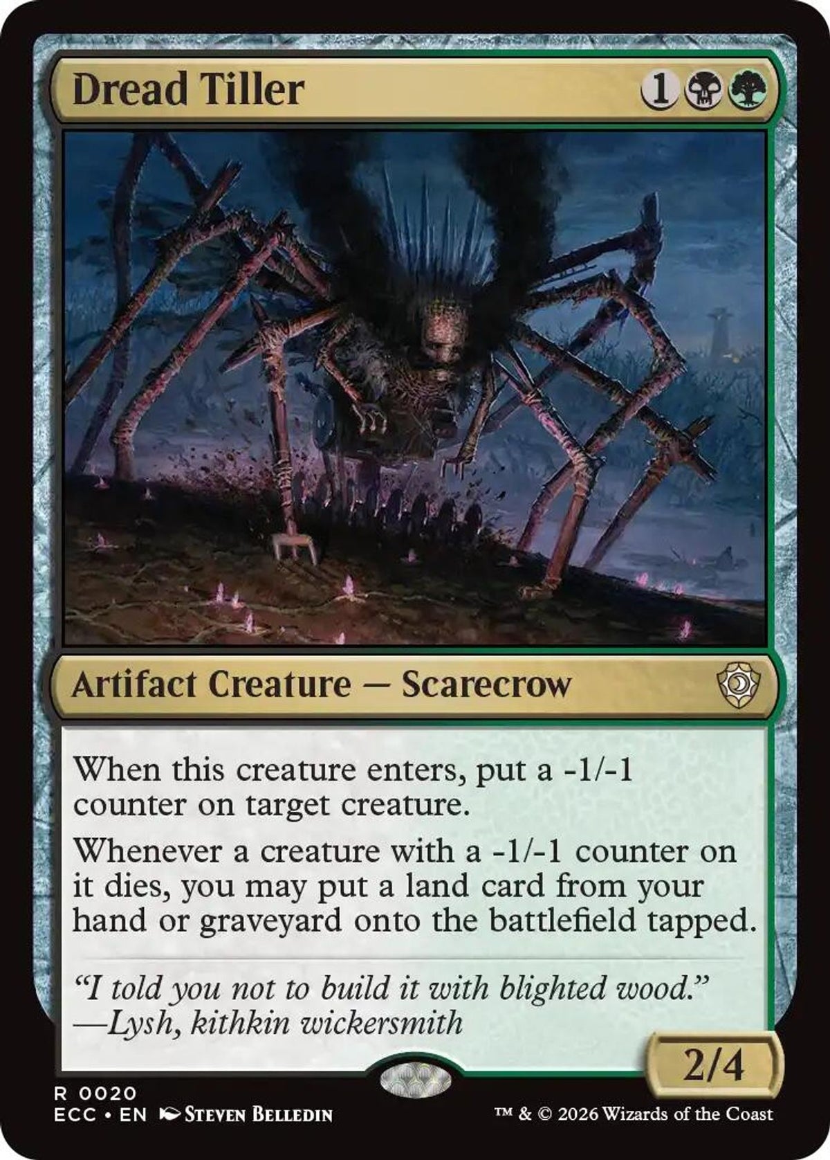 Dread Tiller - Commander: Lorwyn Eclipsed