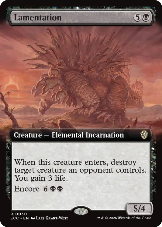 Lamentation (Extended Art) - Commander: Lorwyn Eclipsed