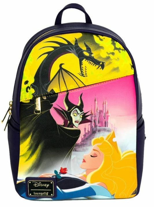 Sleeping Beauty Loungefly Aurora & Maleficent Mini Backpack