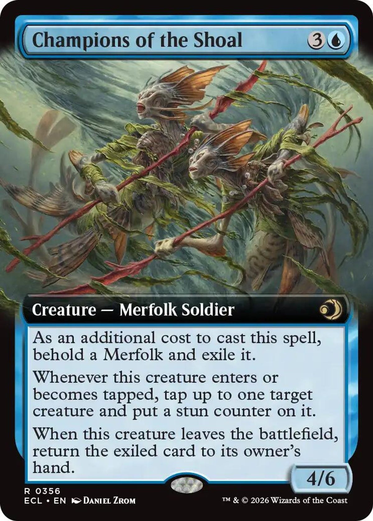 Champions of the Shoal (Extended Art) - Lorwyn Eclipsed