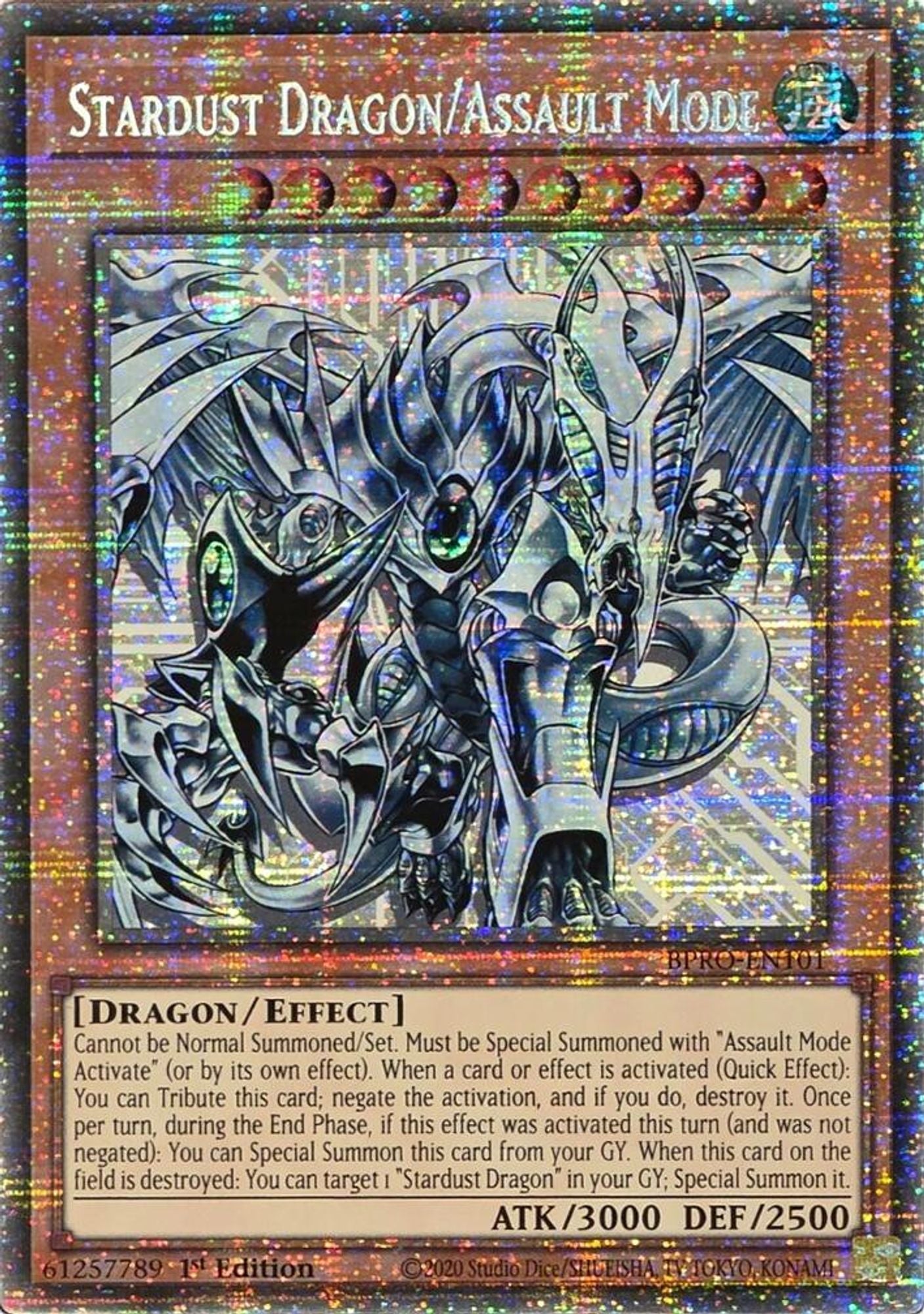 Stardust Dragon/Assault Mode (Starlight Rare)